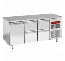 Diamond hűtött munkaasztal 1 ajtóval és 4 fiókkal